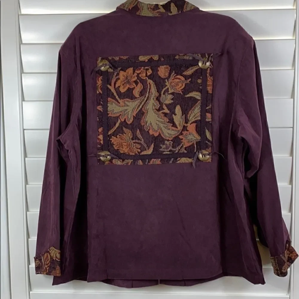Susan Graver  Jacket detailed outline NWT